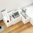 thumbnail image 1 of SSZMDLB 2Pcs Retractable Storage Box, Adjustable Plastic Compartment Organizer for Tableware Office Kitchen, Expandable Partition Container, Collapsible Drawer Organizer, 1 of 9