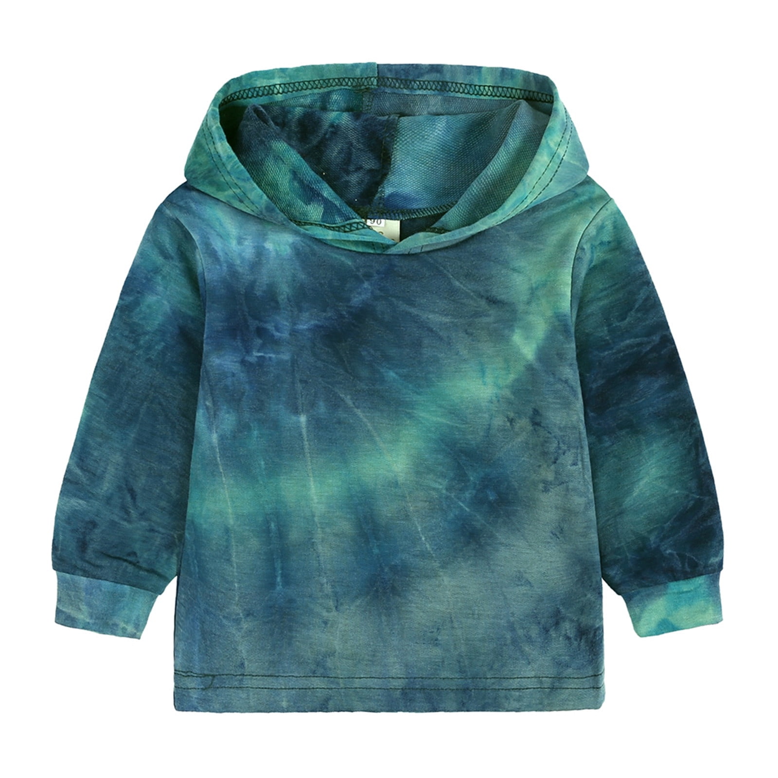 Toddler Girl's Outfits Tie Dyed Long-Sleeved Hoodie and Pant Suit Kids 2Pcs Clothing Sets