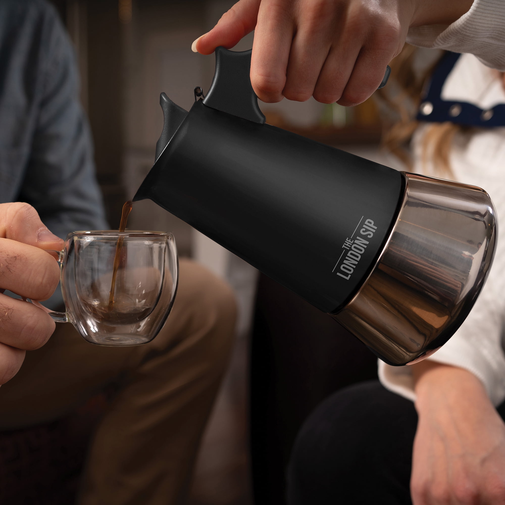 The Little Sipper - Stainless Steel Insulated Espresso Cups (Black