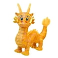 thumbnail image 4 of Dragón de Peluche de Juguete, Animal Relleno, Figura de Dragón Chino Suave, Muñeco de Dragón de Juguete para Ropa de Cama, Accesorios para Dormitorio amarillo 35cm, 4 of 10