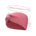 thumbnail image 2 of Luxtrada Knit Wide Headband for Winter Women Ear Warmers Headbands Thick headbands for Women Girls (Gray), 2 of 6