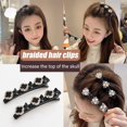 thumbnail image 2 of Pinza para el pelo Positivte3c, pinza para el pelo trenzada Positivte, pinzas para el pelo trenzadas con piedras de cristal brillantes, pinza para el pelo trenzada, pinzas para el pelo con diamantes d, 2 of 6