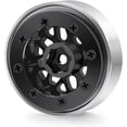 thumbnail image 4 of RCLIONS 4PCS Aluminum RC Car Beadlock Wheel Rims for TRX4M 1/18th RC Crawler Buggy Car (Black), 4 of 6
