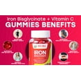 thumbnail image 6 of Doc Mila Iron Bisglycinate Gummies 25mg with Liposomal Vit C - 60 Gummies, 6 of 11