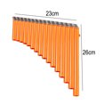 thumbnail image 2 of Flute 16 Pipes Panpipe Music Wind Instrument &Bag for Beginners Student，Gift Idea For Beginner Musician, 2 of 5