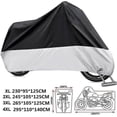 thumbnail image 1 of Carcasa de protección para Moto Bche de Moto Couverture de Scooter Impermable Exterieur Anti-UV Poussire Verrouillable 295 x 110 x 140 cm, 1 of 5