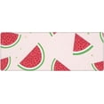 thumbnail image 1 of Pink Watermelon Mouse Pad Long Computer Mouse Mat NonSlip Base for Gaming and Office Use Ideal for a Fun and Vibrant Desk Setup 12x31.5 Inch, 1 of 6