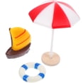 thumbnail image 5 of KAKOWELY 1 juego de mini paisajes de playa para decorar casas de muñecas (color aleatorio)., 5 of 5