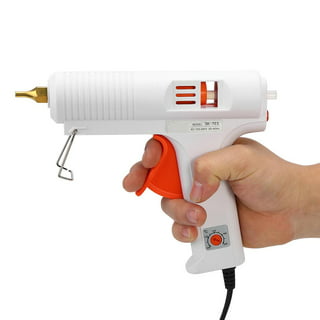 Beirui USB Cordless Hot Glue Gun with Automatic Power-off Fast Preheating  Wireless Rechargeable Melt Glue Gun with Stand Leak-Proof Ring for Repairs  Jewelry Craft DIY Xmas, Black 