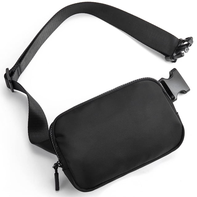Bolsa de Cintura Telena con Correa Ajustable Negra