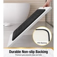 thumbnail image 2 of HITSLAM Memory Foam Bath Mat,Ultra Absorbent Bathroom Rug,Non-Slip Soft Bath Rug for Bathroom Floor,20"x31" Black, 2 of 8