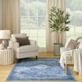thumbnail image 4 of Nourison Nourison Washables 5'2" x 7' Blue Vintage Indoor Rug, 4 of 10