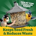 thumbnail image 3 of Pennington Earth Smart, Gray Plastic, Hopper Wild Bird Feeder, 2.5 lb. Capacity, 3 of 13