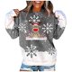 thumbnail image 1 of Mujeres moda cuello redondo Navidad manga larga Tops blusa pulóver sudadera Fridja  fhghd1103, 1 of 5
