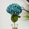 thumbnail image 1 of Opolski 1 Bouquet Faux Artificial Silk Flower Hydrangea Leaves Wedding Party Decor Craft, 1 of 3