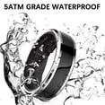 thumbnail image 2 of Bluetooth Smart Ring - Health Tracker Ring with Heart Rate, Blood Oxygen, Sleep Monitoring & Motion Games, 2 of 5