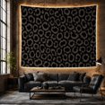 thumbnail image 6 of Stylized Cheetah Print Pattern on a Grey and Black Background, Dramatic Minimalist for Wildlife Fans, Modern Animal Wall Art, Birthday Gift Tapestry Wall Hanging for Bedroom and Living Room, 6 of 7