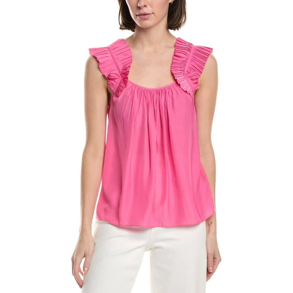 Ramy Brook womens  Leah Top, xs, Pink