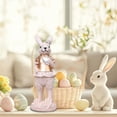 thumbnail image 5 of LEFTHIGH Home Resin Easter Bunny Decorations Set for Home Tabletop Living Room Decor Assorted Colors 20x6x6 cm Holiday Gift Idyllic Ornament House Essentials, 5 of 7