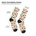 thumbnail image 3 of Vsdgher Strawberry Unisex Crew Socks Lightweight Breathable Ventilation Ankle Socks, Mid-calf socks for Daily, 3 of 7