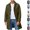 Army Green, variant on Mens Trench Coat Notch Single Breasted Lapel Mid Length Windbreaker Long Sleeve Casual Casual Fall Winter Coat Dark Blue L