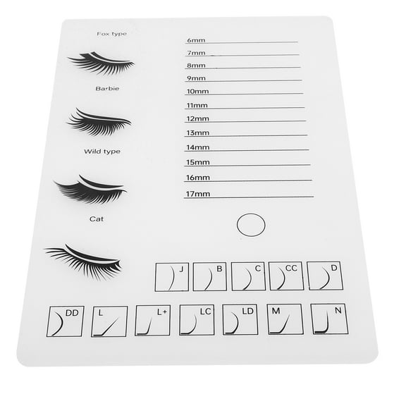 SEWCHICS eyelash pallet Eyelash Organizer Acrylic Lash Extension Professionals Beauty Industry 1Set