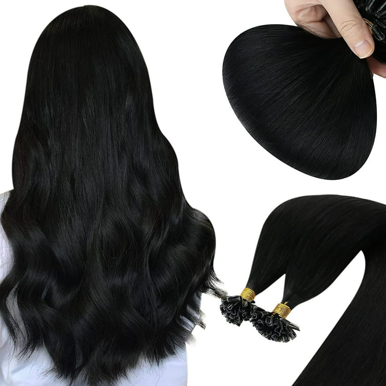 Donna 12 Piece Large Black Wig Clips