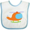 thumbnail image 3 of Inktastic Helicopter Cute Flying Boys or Girls Baby Bib, 3 of 4
