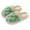 Green, variant on Checkered House Slippers for Women Men Plush Warm Fuzzy Bedroom Shoes Platform Indoor Outdoor Slip on Winter Slippers Green 6.5