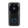 thumbnail image 2 of Cateissary HD 1080P Smart WiFi Video Timbre Cámara Intercomunicador visual IP Timbre de puerta Inalámbrico Cámara de seguridad para el Electrodomésticos Negro timbre de la puerta Cateissary HA005269-01, 2 of 6