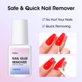 thumbnail image 3 of Gellen Pegamento para Uñas para Uñas Postizas con Removedor de Pegamento para Uñas, Pegamento para Uñas Seco Al Aire y Juego de Removedor de Pegamento Acrílico para Uñas Postizas, 0.23 fl oz Pieza, 3 of 10