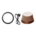 thumbnail image 4 of Mini altavoz portátil con sonido nítido, 2 en 1, soporte para teléfono, potente, pequeño, recargable. oro rosa, 4 of 8