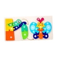 thumbnail image 3 of Figuras de animales de , rompecabezas de juguete, desarrollo cerebral, reconocimiento de animales Montessori para , regalo de cumpleaños, juguete de fiesta, juguete Mariposa Macarena Rompecabezas, 3 of 8