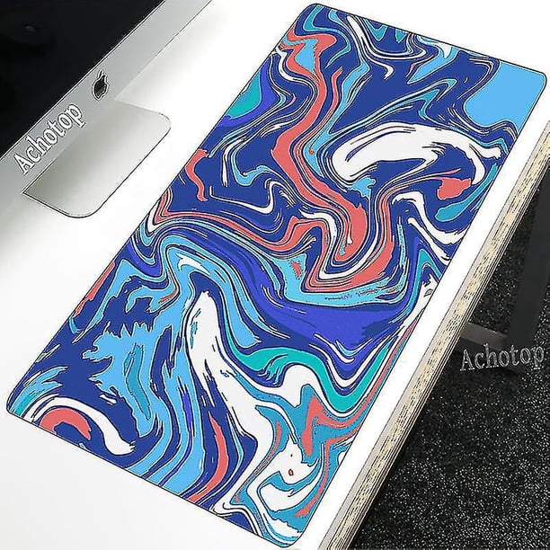 Alfombrilla de ratón Strata Liquid 900x400, alfombrilla para teclado y ratón de Anime para ordenador portátil, alfombrilla grande para ratón, teclados para jugadores, decoración de escritorio