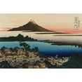 thumbnail image 2 of Katsushika Hokusai 14x11 Gold Ornate Wood Frame and Double Matted Museum Art Print Titled - Dawn at Isawa in Kai Province, 2 of 4