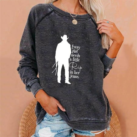 

Aueoeo Fall Shirts for Women 2022 Womens Lightweight Sweatshirt Fashion Woman Long Sleeve Crew Neck Print Blouse Autumn Causal Pullover Tops