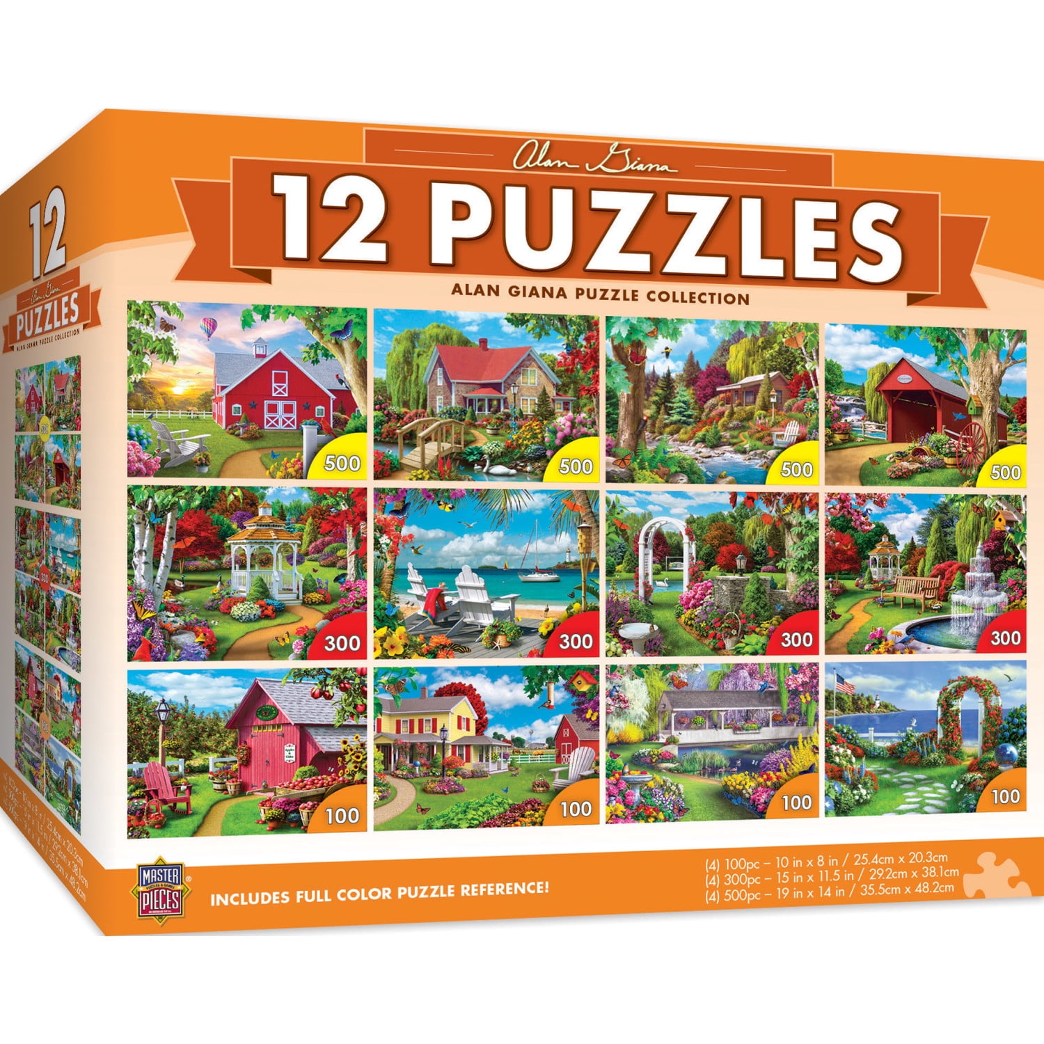 MasterPieces 12 Pack Jigsaw Puzzles - Alan Giana 12-Pack Bundle