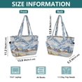 thumbnail image 4 of FORMRS Tote Bag for Women Quilted Large Capacity Travel Work Carry On Shoulder Handbag, Winter Mountain, 4 of 7