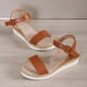 thumbnail image 5 of Mujeres Plataforma Sandalias Espadrille Sandalias de la plataforma abierta Sandalias de tobillo Sandalias casuales para Summer Cool Beach, 5 of 6