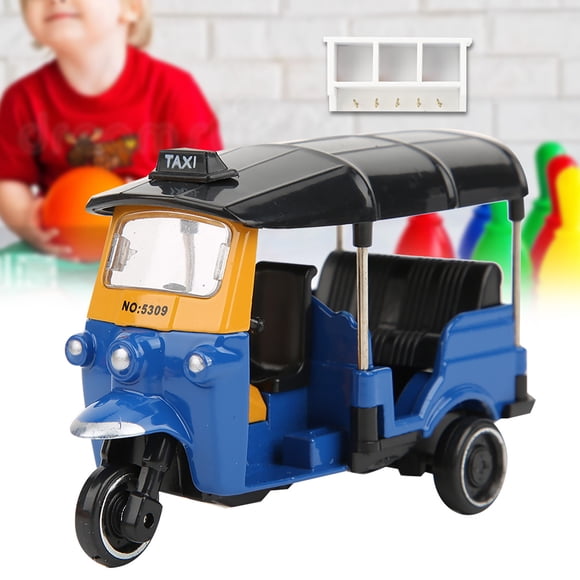 Triciclo De aleación, Modelo De Coche Triciclo, Vehículos De Alta Simulación Para Niños, Juguete Con Función Deslizante