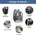 thumbnail image 5 of Ttyddzy Clear Backpack Heavy Duty PVC Transparent Backpack for College Workplace, Woodland Barn, 5 of 8