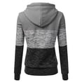 thumbnail image 2 of WEAIXIMIUNG Sweat à Capuche Décontracté pour Femmes Saint-Valentin Patchwork Blouse à Capuche Pull Tops, 2 of 3