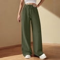 thumbnail image 3 of High Waist Dress Pants for Women Straight Leg Flare Slack Pant Stretchy Business Casual Work Office Trousers, 3 of 8