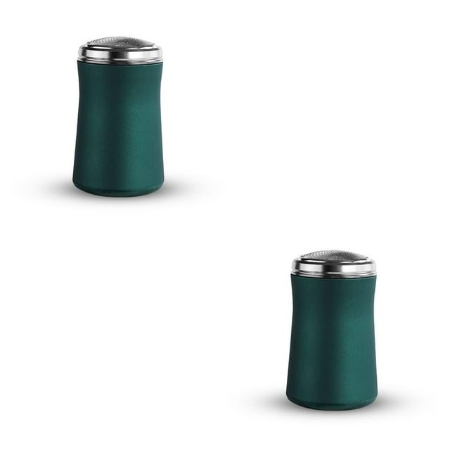 relayinert Rasoir Électrique pour Hommes Rechargeable IPX7 Étanche Sans Fil Portable Tondeuse à Cheveux Compacte Machine de Rasage de Barbe Vert Foncé 2 Ensembles