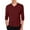 Wine, variant on Afdoent T Shirts For Men Male Slim Fit Lightweight V Neck Long Sleeve T Shirt Casual Layering Top Fashion Tee Shirts