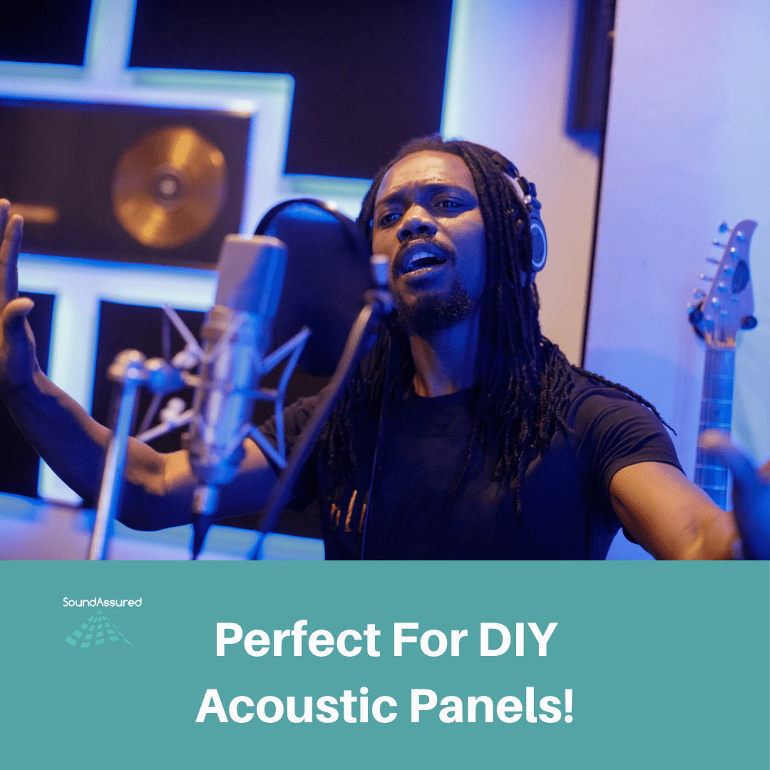 SoundAssured Acoustical Fabric - Acoustically Transparent Fabric for Making Acoustic Panels - DIY Sound Panel Acoustic Fabric (Amethyst)