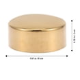 thumbnail image 2 of 2pcs Wooden Handrail End Caps Hand Railing End Caps Round Handrail End Plugs, 2 of 3