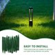 thumbnail image 2 of 10 estacas de PP para lámparas solares, soportes para antorchas Tiki, estacas para caminos exteriores, lámparas navideñas, paisajismo y portalámparas de jardín, 2 of 8