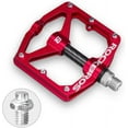 thumbnail image 5 of ROCKBROS Mountain Bike Pedals Flat Bicycle Pedals 9/16 Road Bike Pedals Carbon Fiber Sealed Bearing Flat Pedals for MTB Red, 5 of 8