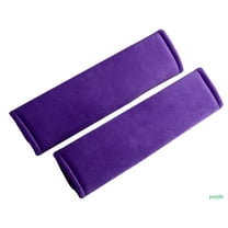 Designcovers set(2 pcs) PurpleUniversal Velour Car Safety Seat Belt Strap Cover Shoulder Pad